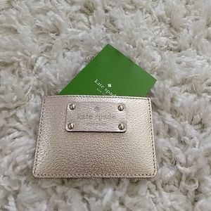 Kate Spade leather card holder EUC